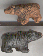 black and brown bear beads